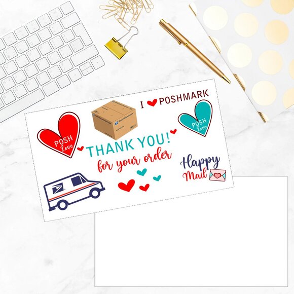 100 Thank You Cards - Picture 2 of 6